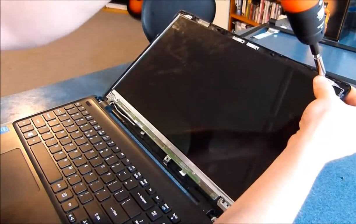Повреждения жк-матриц ноутбуков