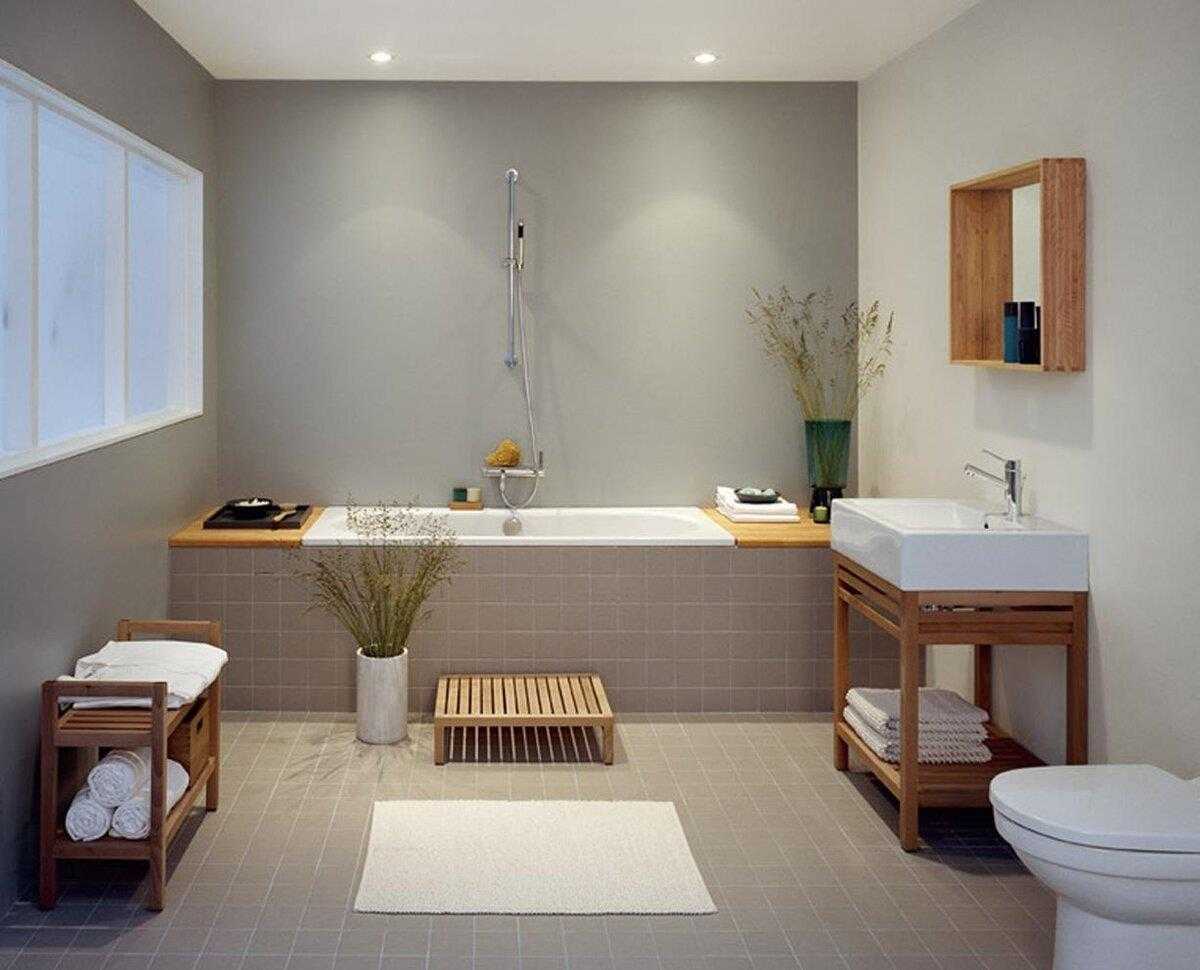 Дизайн ванной комнаты с покрашенными стенами (63 фото): варианты интерьера. виды краски. лучшие идеи