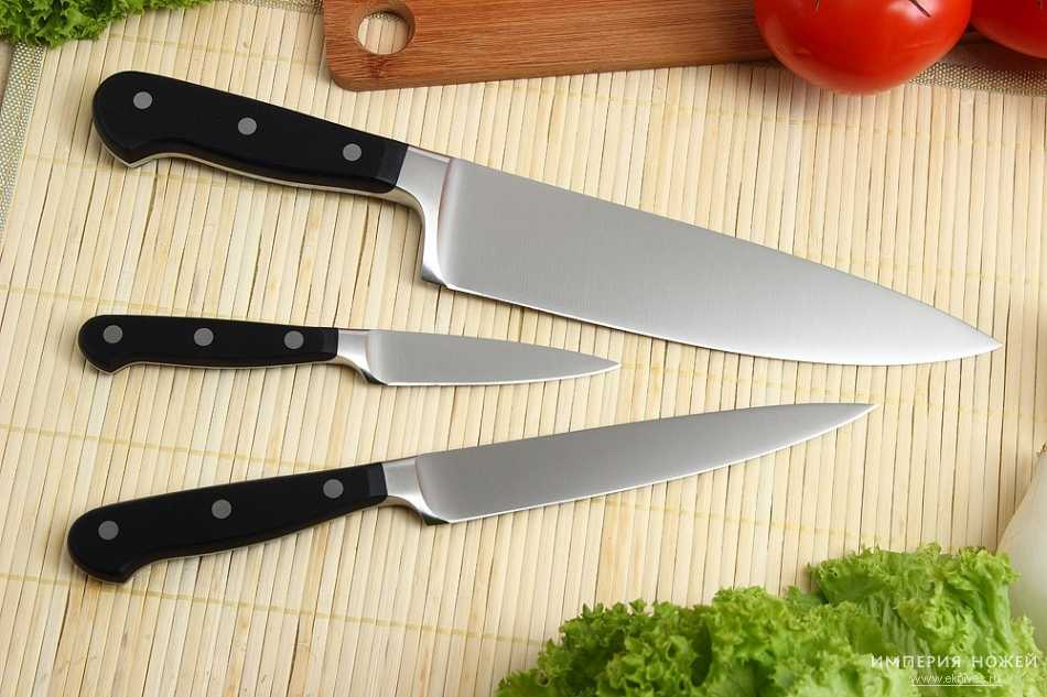 Виды кухонных ножей и их назначение