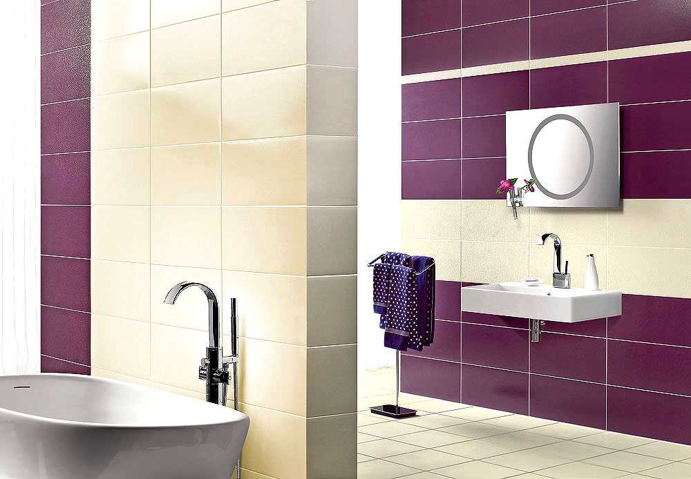 Керамическая плитка для ванной: дизайн, укладка, выбор производителя