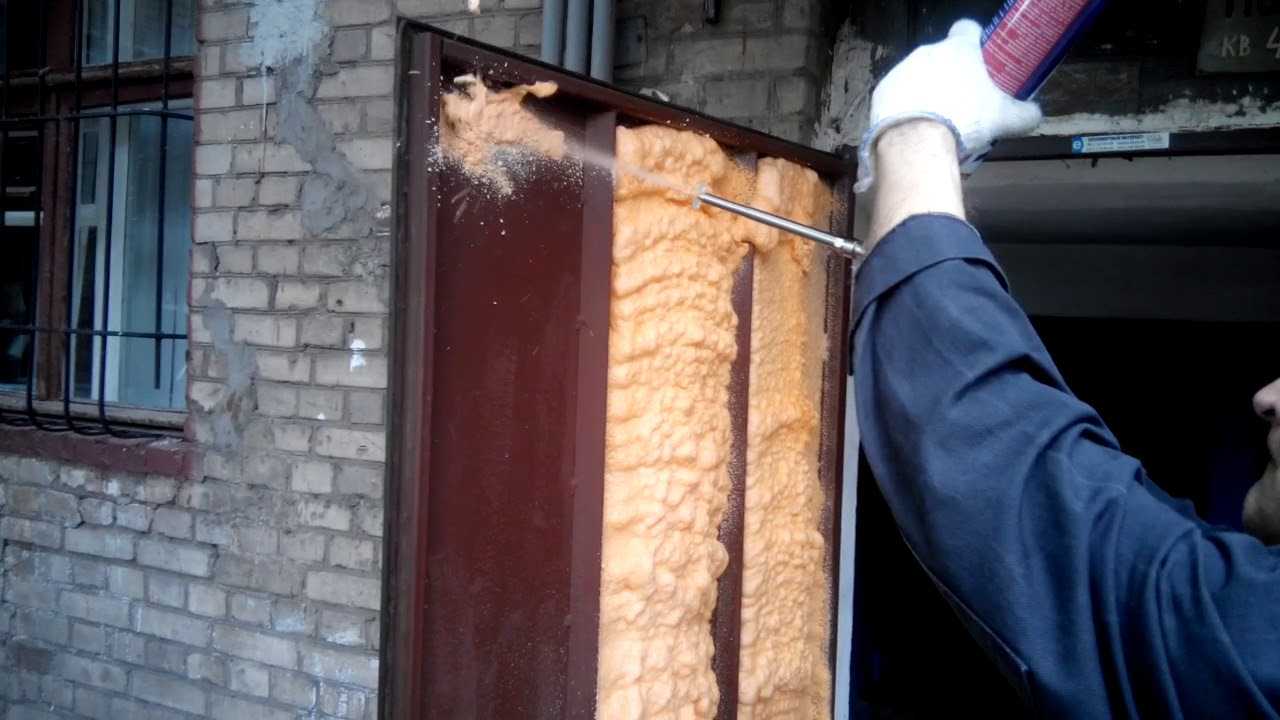 Как утеплить железную дверь: входная изнутри