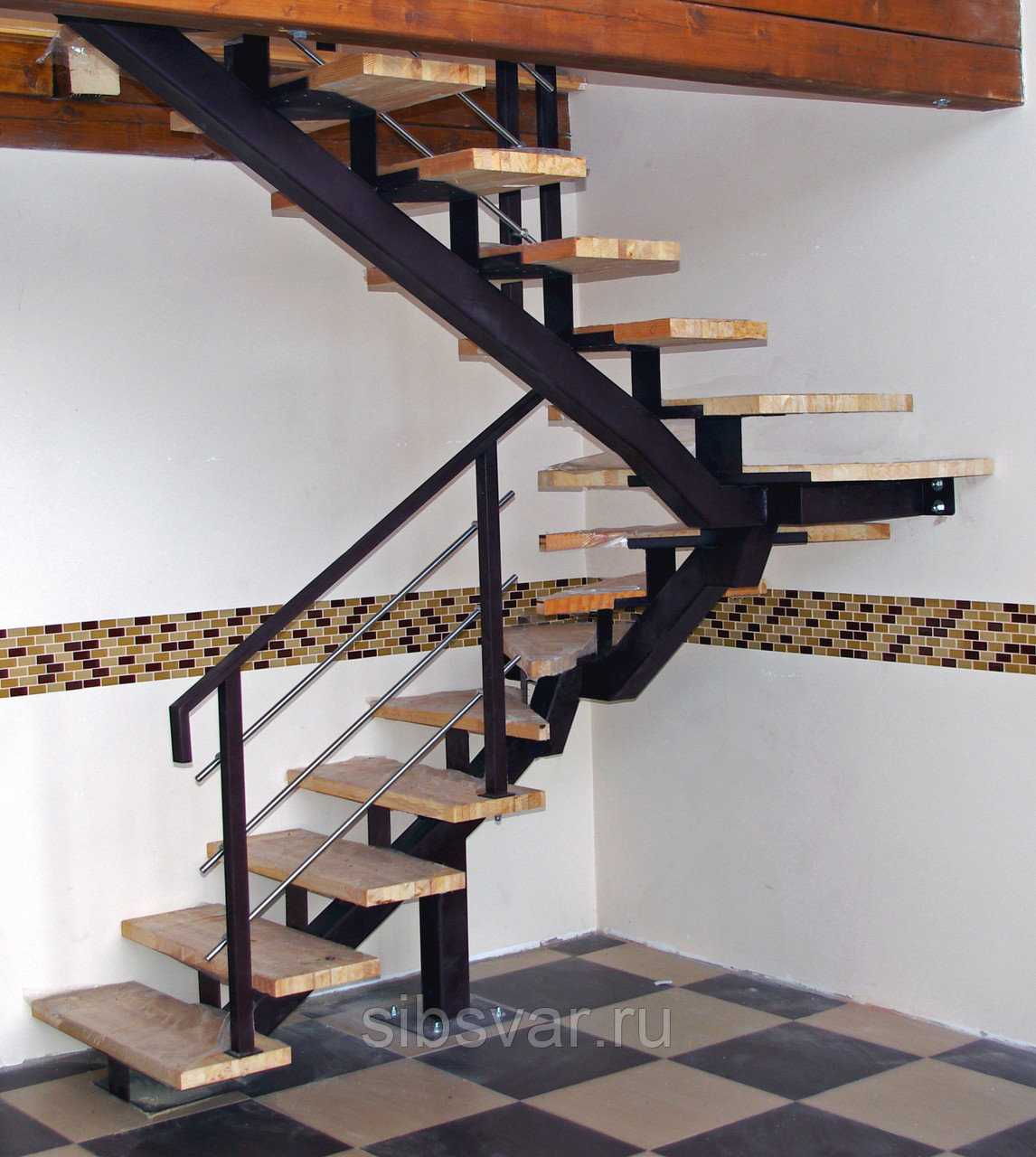 Лестницы на второй этаж на металлическом каркасе – виды, типы конструкций, инструкция монтажа