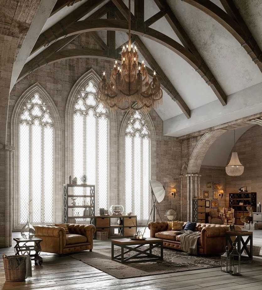 Готический стиль в архитектуре средневековья | готика в интерьере