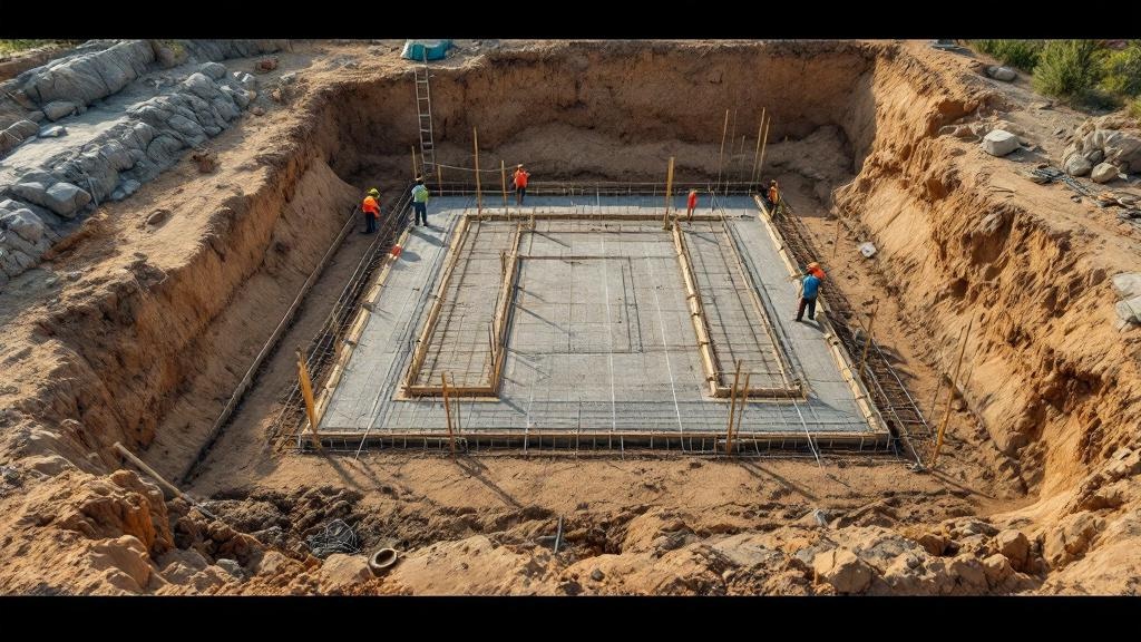 Ленточный фундамент: устройство и особенности