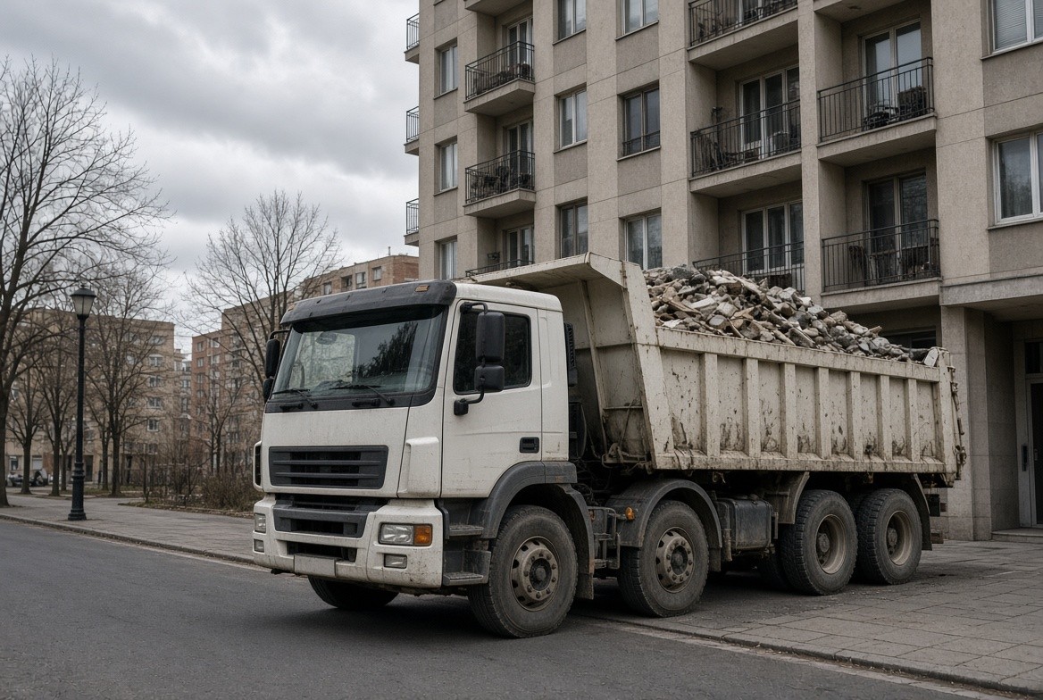Вывоз строительного мусора в Санкт-Петербурге: как это устроено