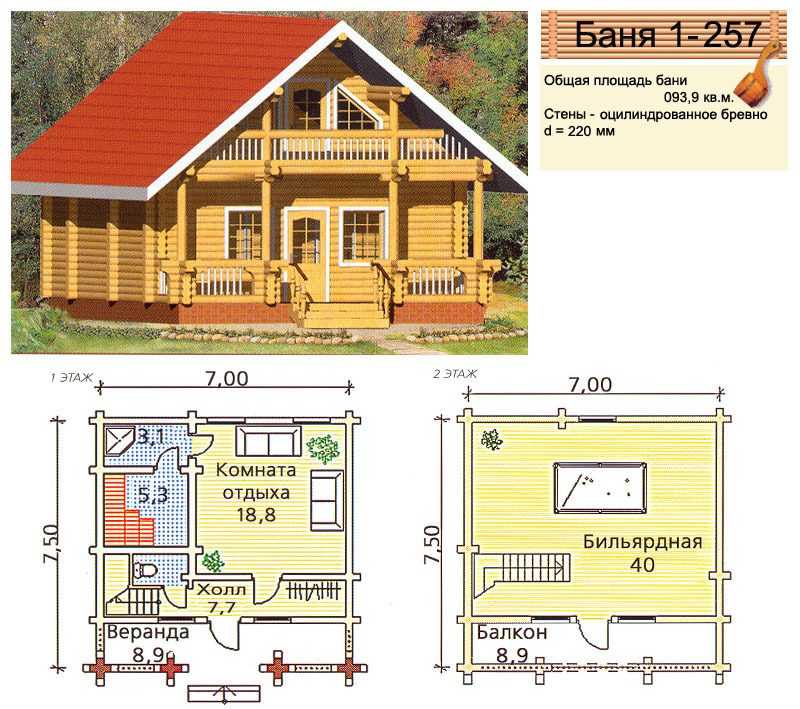 Проекты дома-бани (67 фото): одноэтажные варианты размером 6х8 под одной крышей с гаражом, двухэтажные бани с пристроем и бильярдом