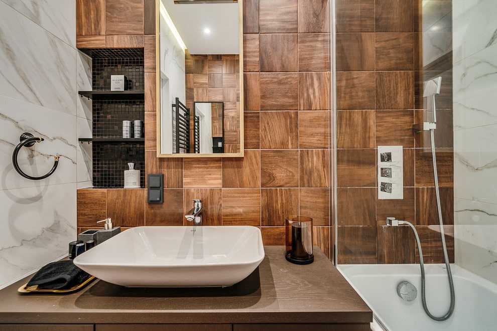 Плитка на пол в ванную (54 фото): какую выбрать, напольное покрытие для душевой комнаты под дерево из пвх, размеры и формы изделий