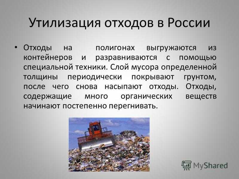 Организация сбора отходов на территории россии и в зарубежных странах
