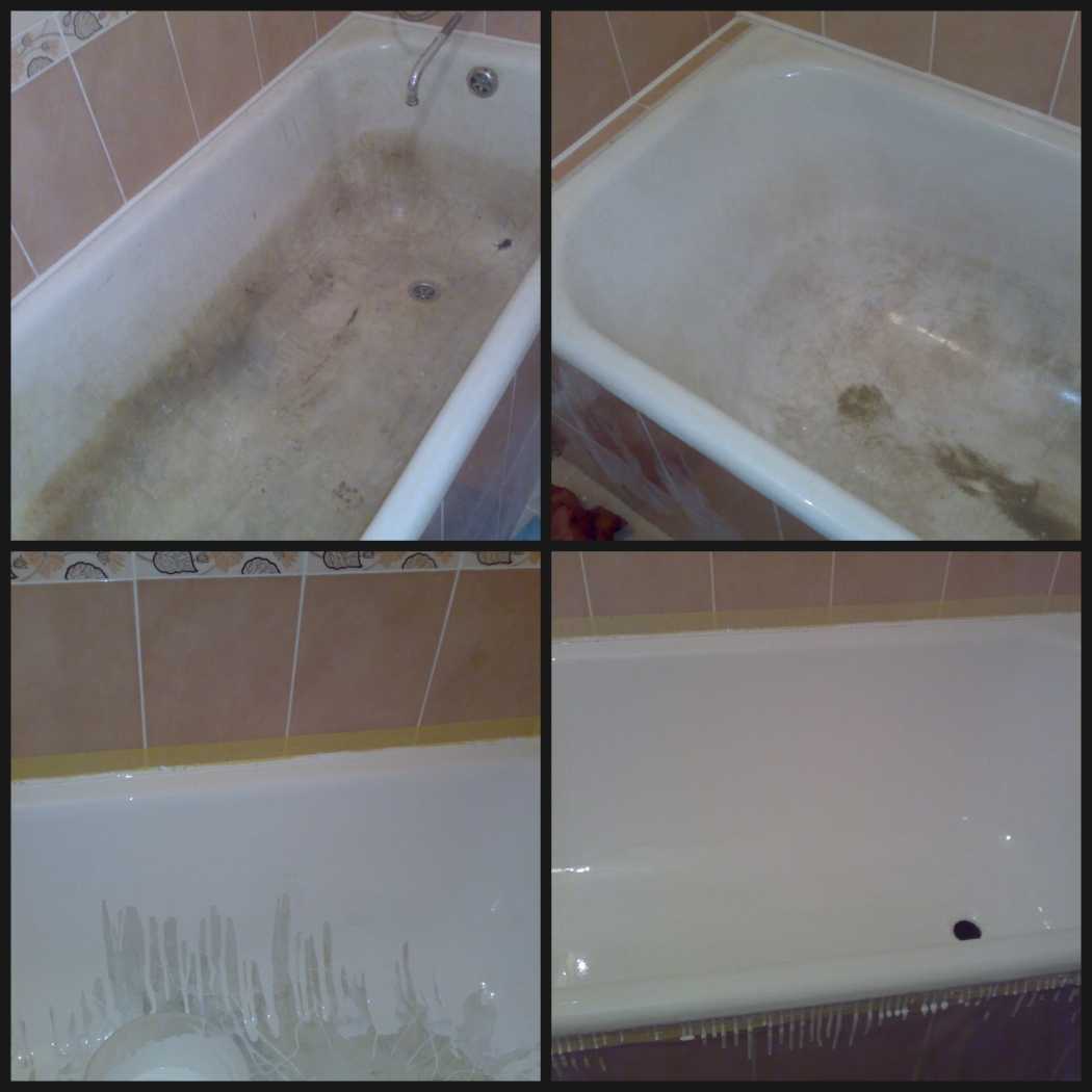 Восстановление чугунных ванн: как восстановить покрытие эмали старой ванны