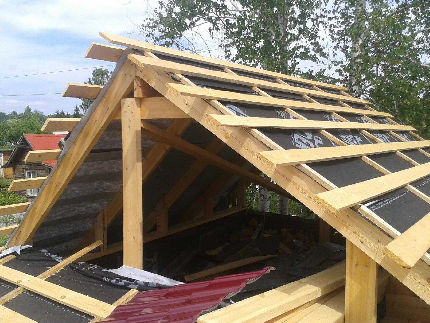 Крыша своими руками - 110 фото строительства крыши для частного дома и дачи
