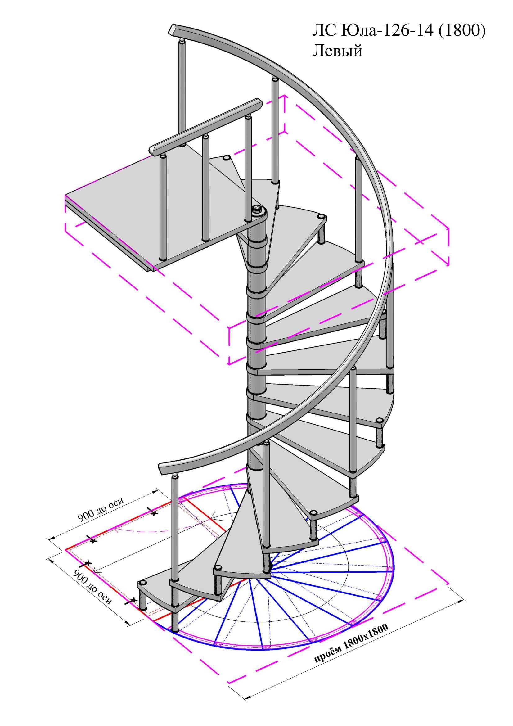 Винтовые лестницы бетонные: поэтапная инструкция монтажа