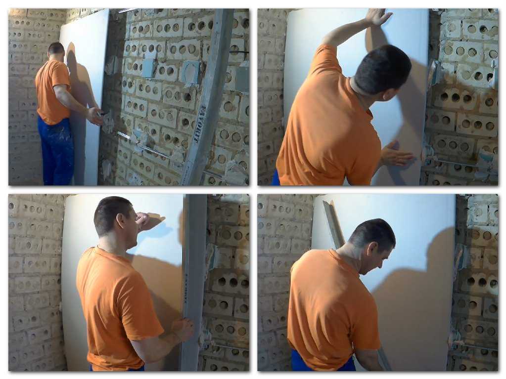 Стены из гипсокартона своими руками: обшивка, строительство перегородки пошагово, фото, видео