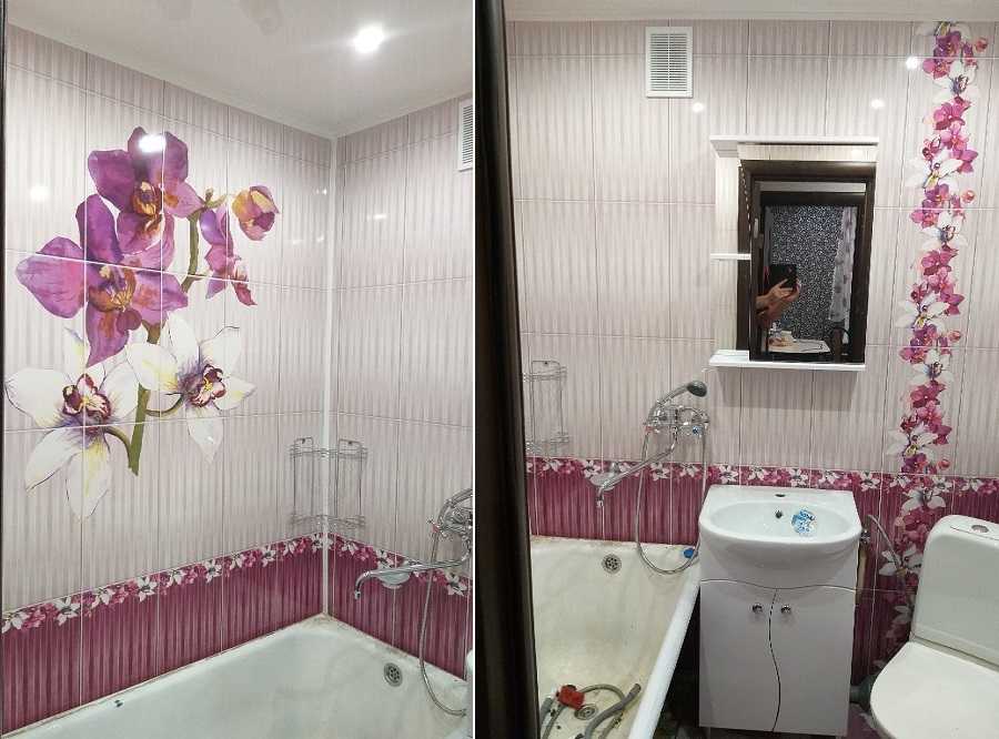 Отделка ванной комнаты панелями пвх своими руками и качественно + видео