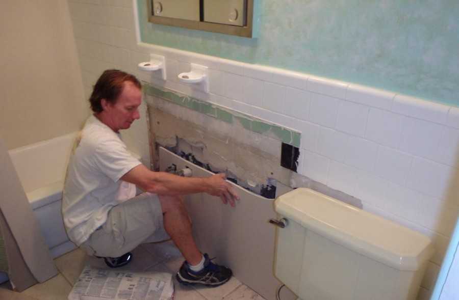 С чего начать ремонт ванной в новостройке - только ремонт своими руками в квартире: фото, видео, инструкции