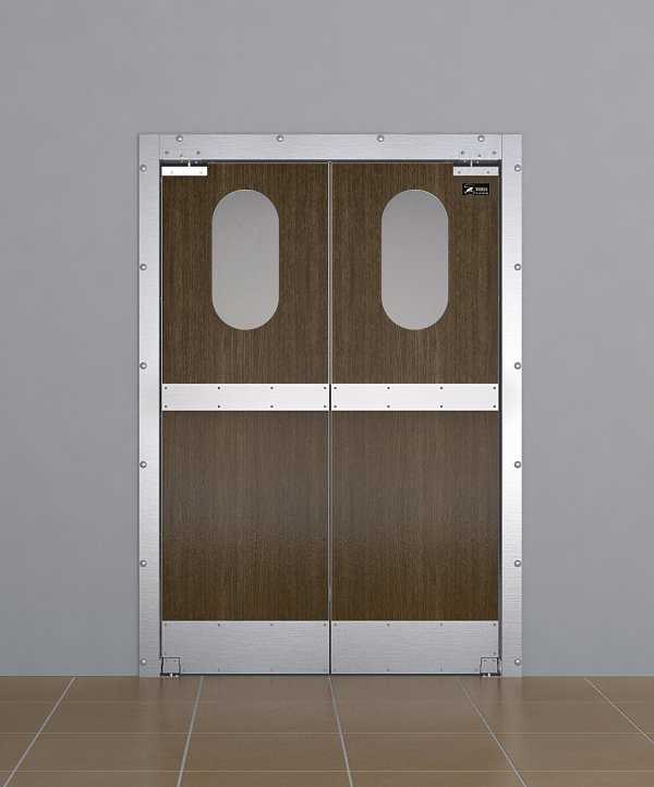 Маятниковые двери: двухстворчатые, межкомнатные, распашные варианты, алюминиевые и пластиковые конструкции из пвх