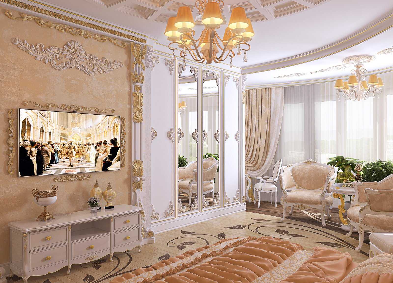 Стиль барокко в интерьере - идеи дизайна комнат в современной квартире, итальянский в том числе, картины и предметы декора + фото