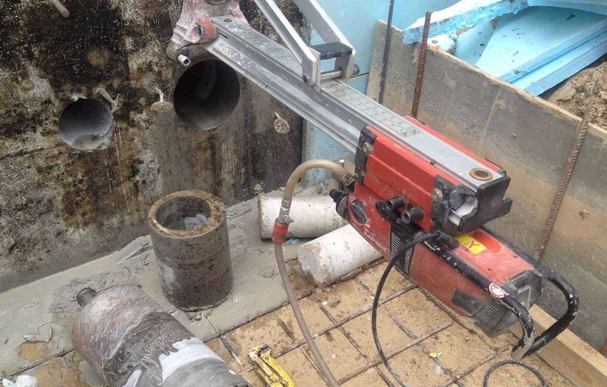 Инструменты для сверления бетона