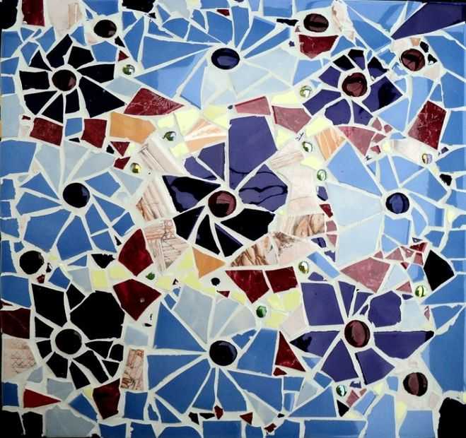 Мозаика из плитки: как сделать своими руками, подробная инструкция по особенностям работы с битым покрытием, правила укладки и создания узора, фото с примерами