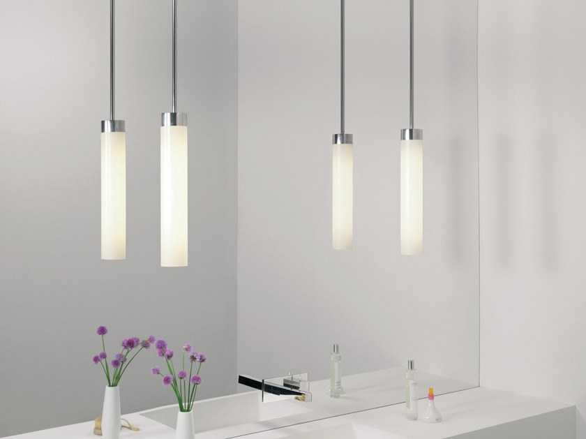 Выбор светильников для ванной комнаты с фото примерами
