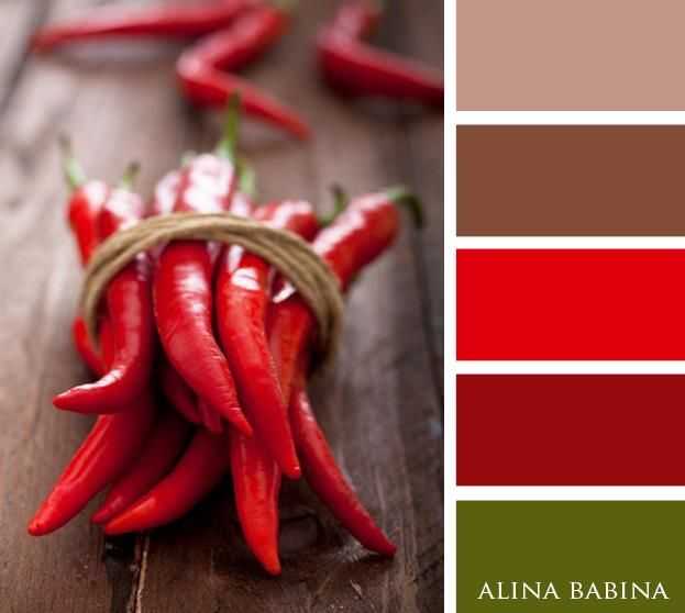 Правильное сочетание и использование в дизайне интерьера красного цвета