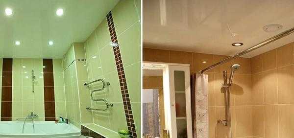 Есть два типа натяжных потолка, которые можно использовать в ванной комнате. Каждый из них имеет свои отличительные особенности. У натяжных потолков имеются свои преимущества и недостатки.