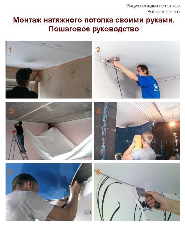Способы монтажа тканевых натяжных потолков своими руками - подробная инструкция - блог о строительстве