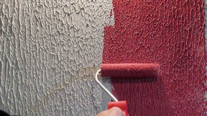 Фактурная краска для стен - лучшая альтернатива обоям