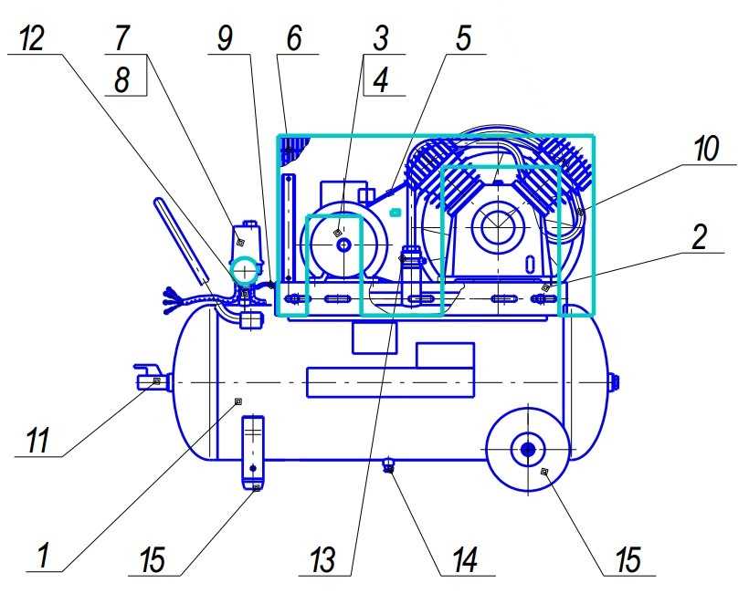 Винтовой компрессор — устройство, схема и принцип работы