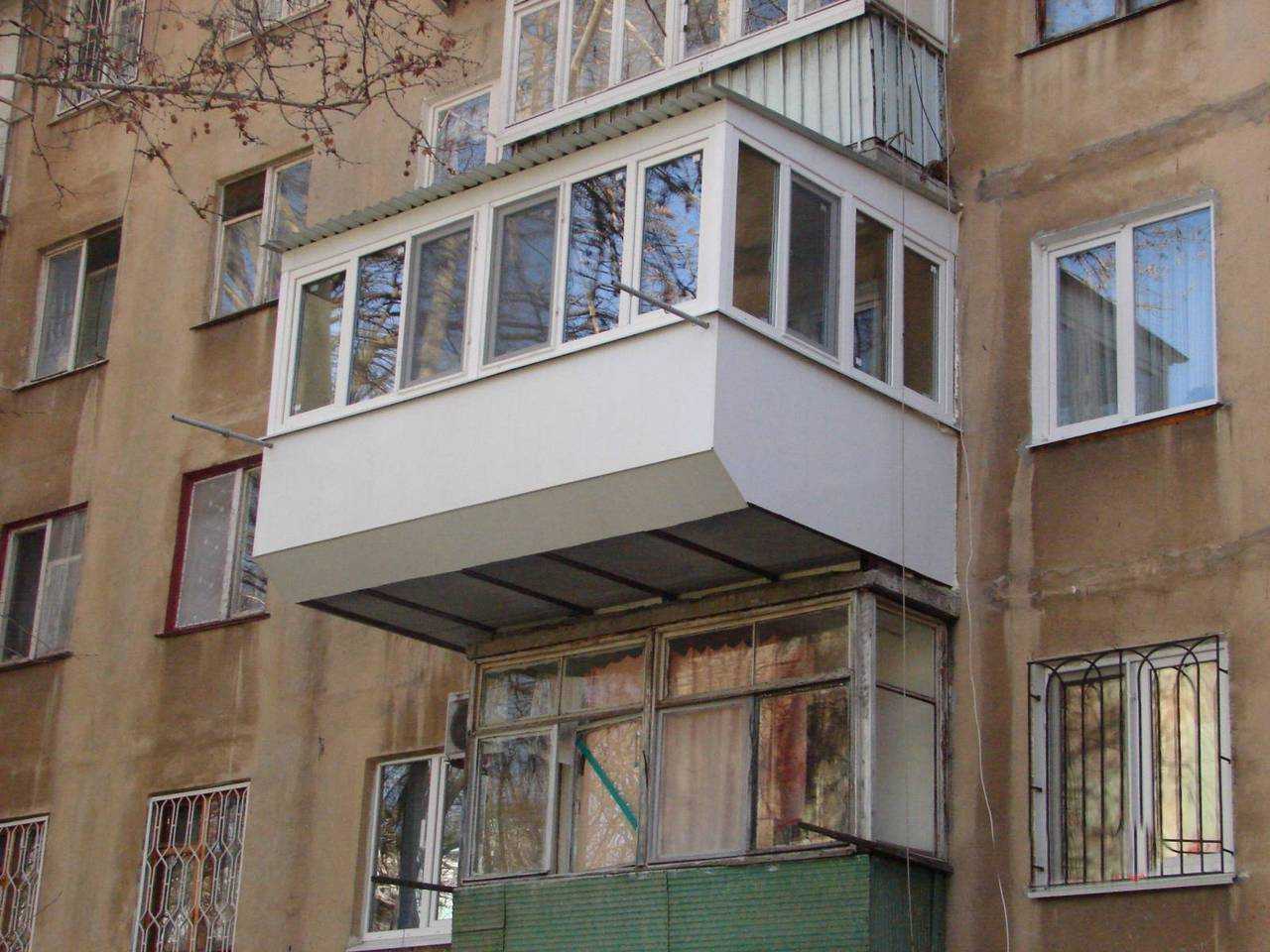 Как сделать балкон с выносом?