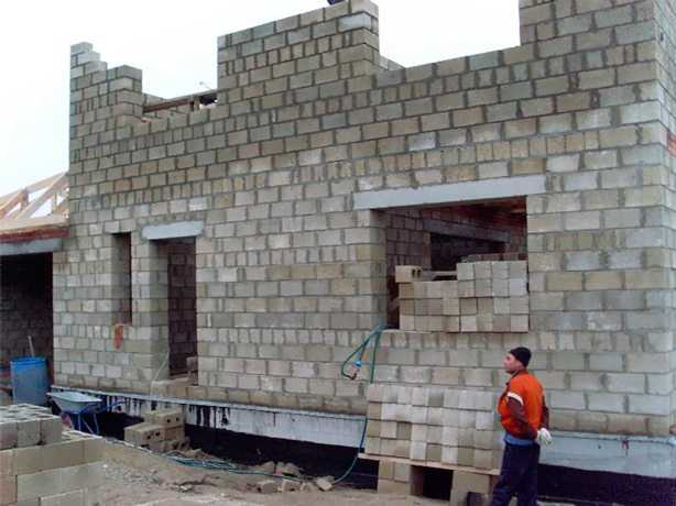 Дом из керамзитоблоков: процесс строительства
