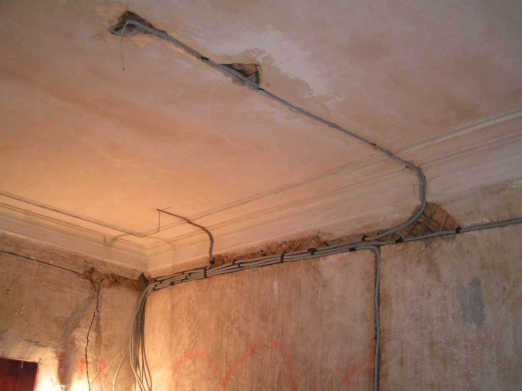 Скрытая проводка в бетонных стенах, монтаж и ремонт скрытой электропроводки в квартире
