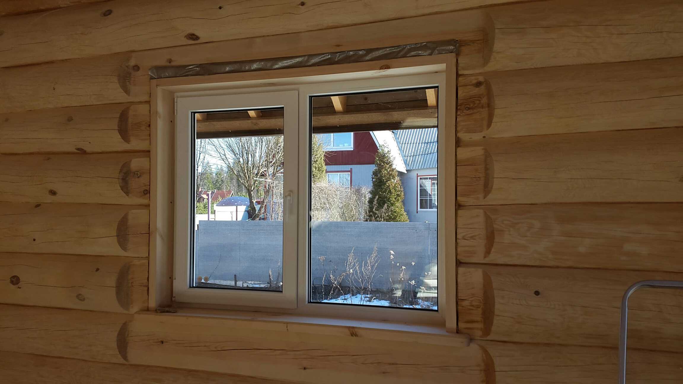 Как самостоятельно установить пластиковые окна в деревянном доме