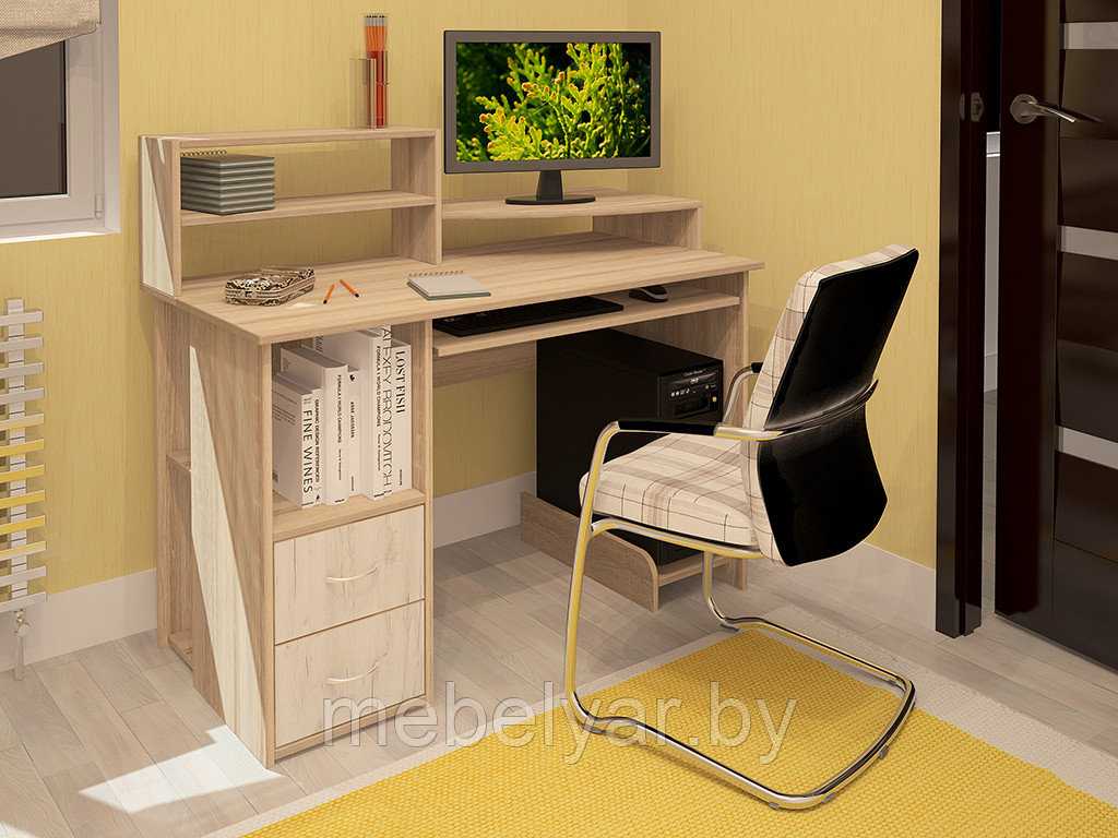 В наше время компьютерный стол уже сравнялся по функциональным характеристикам с полноценным рабочим местом.
