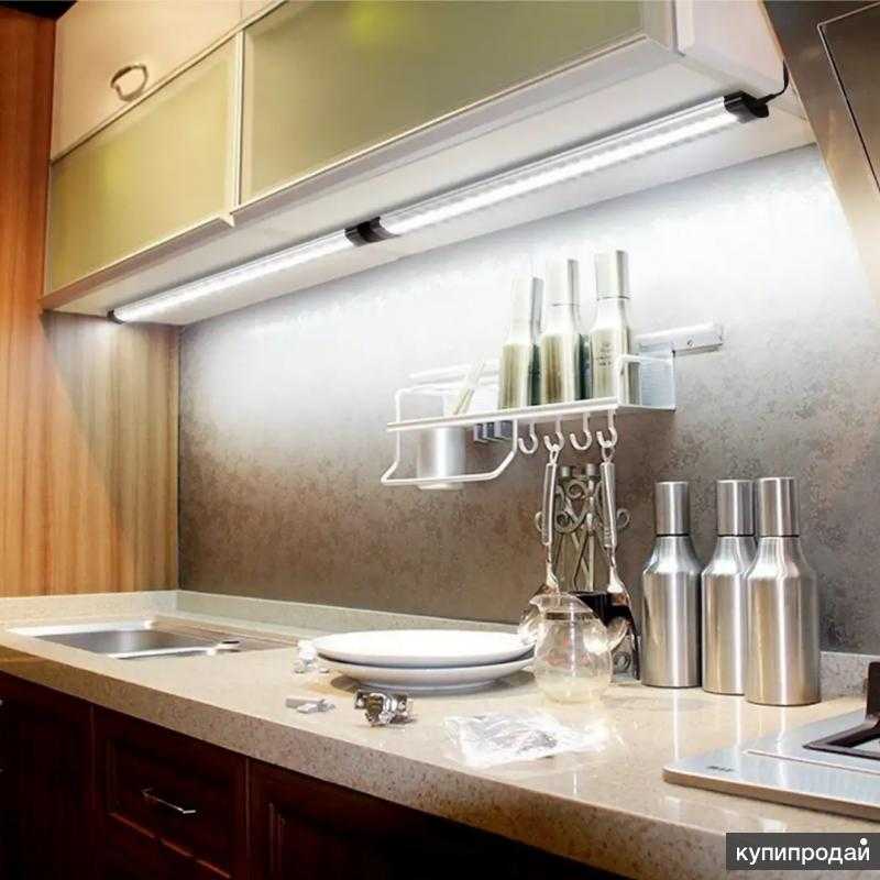 Удобно и красиво: светодиодная подсветка под шкафы для кухни