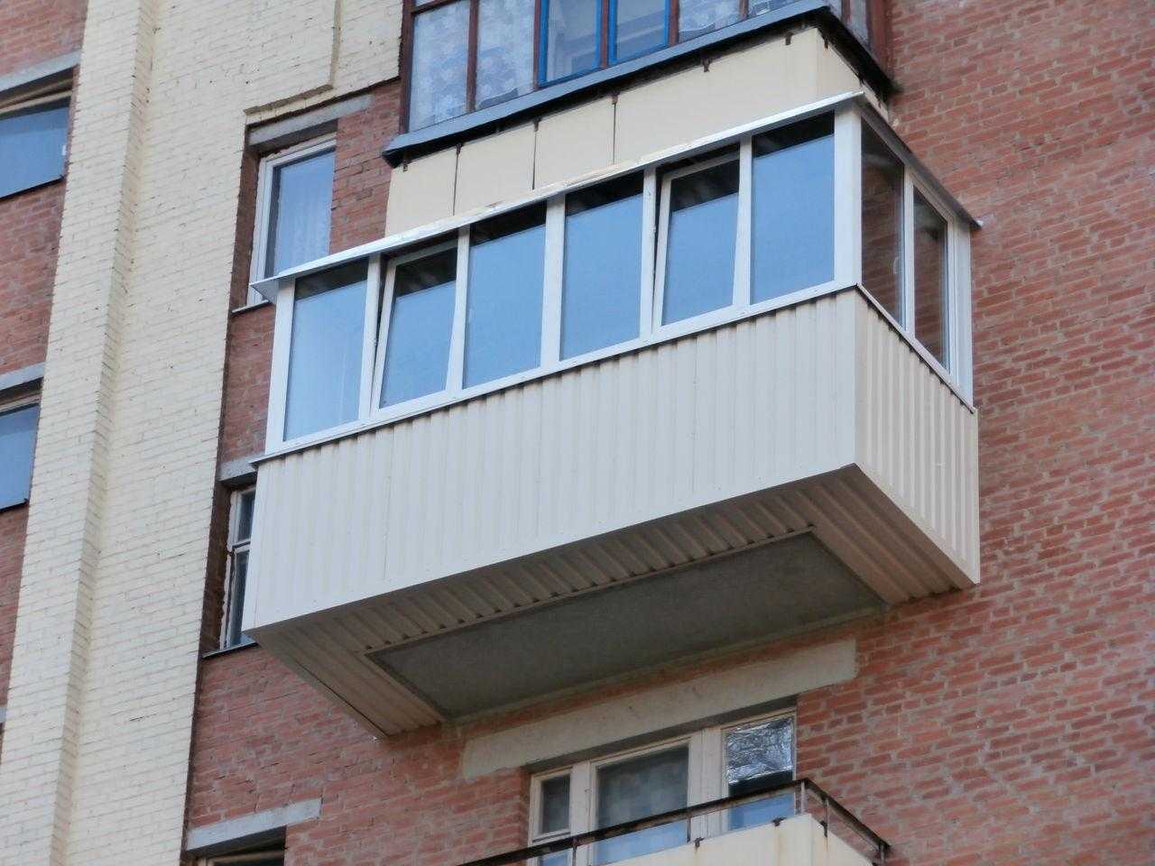 Последовательность работ по выносу балкона