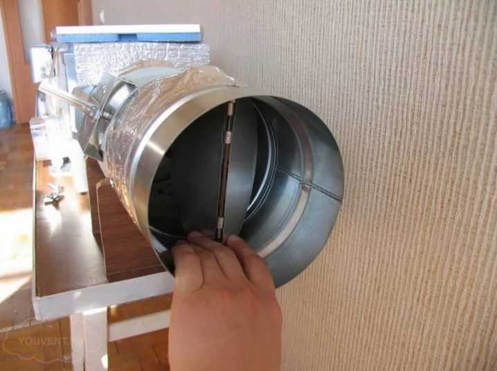 Обратный клапан на вентиляцию: виды, устройство, установка на вытяжку + фото