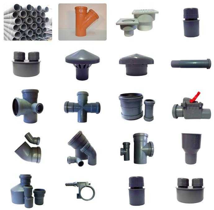 Канализационные пвх-трубы для внутренней канализации: фасонные части для пластиковых конструкций, фитинги из нпвх