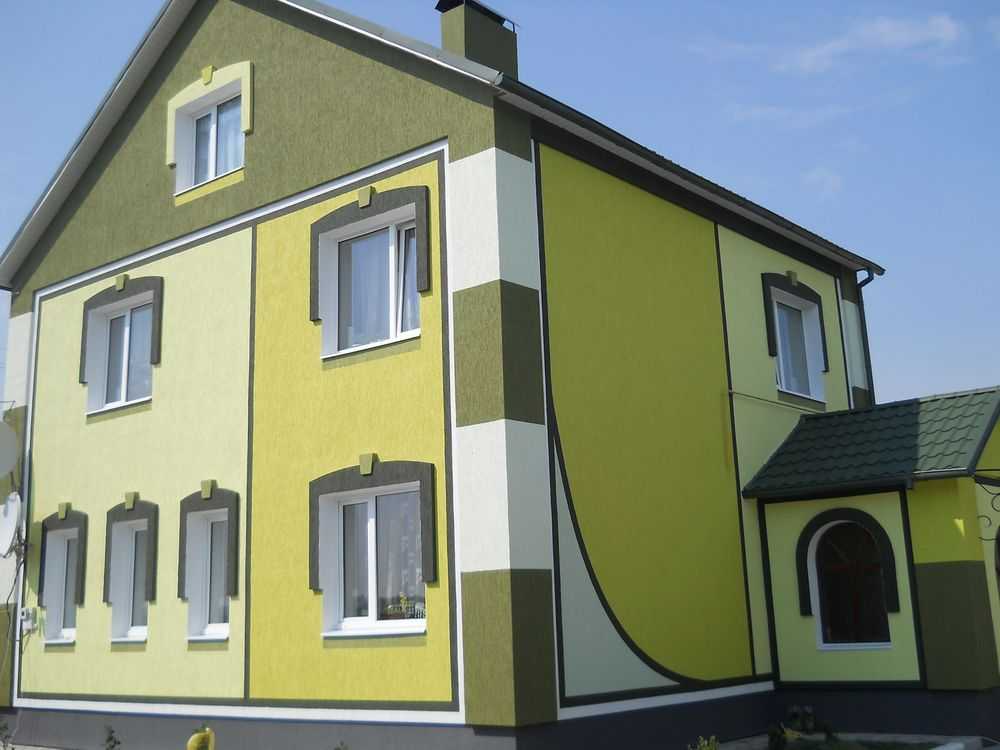 Виды и характеристики фактурной фасадной краски для наружных работ