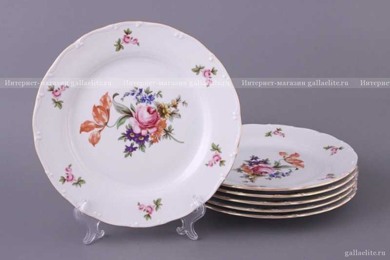 Посуда bernadotte: «полевой цветок» и «охота», другие наборы тарелок из чехии и другой чешской посуды
