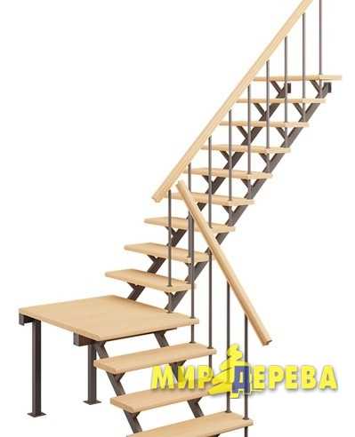 Лестницы из массива дерева: разновидности, преимущества, способ установки и размещение в интерьере