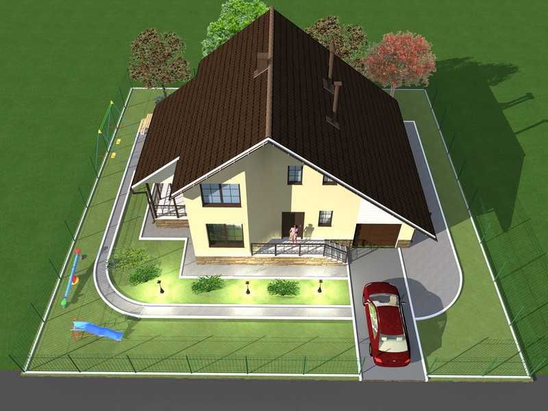 Дом для узкого участка — особенности проектирования и планировки