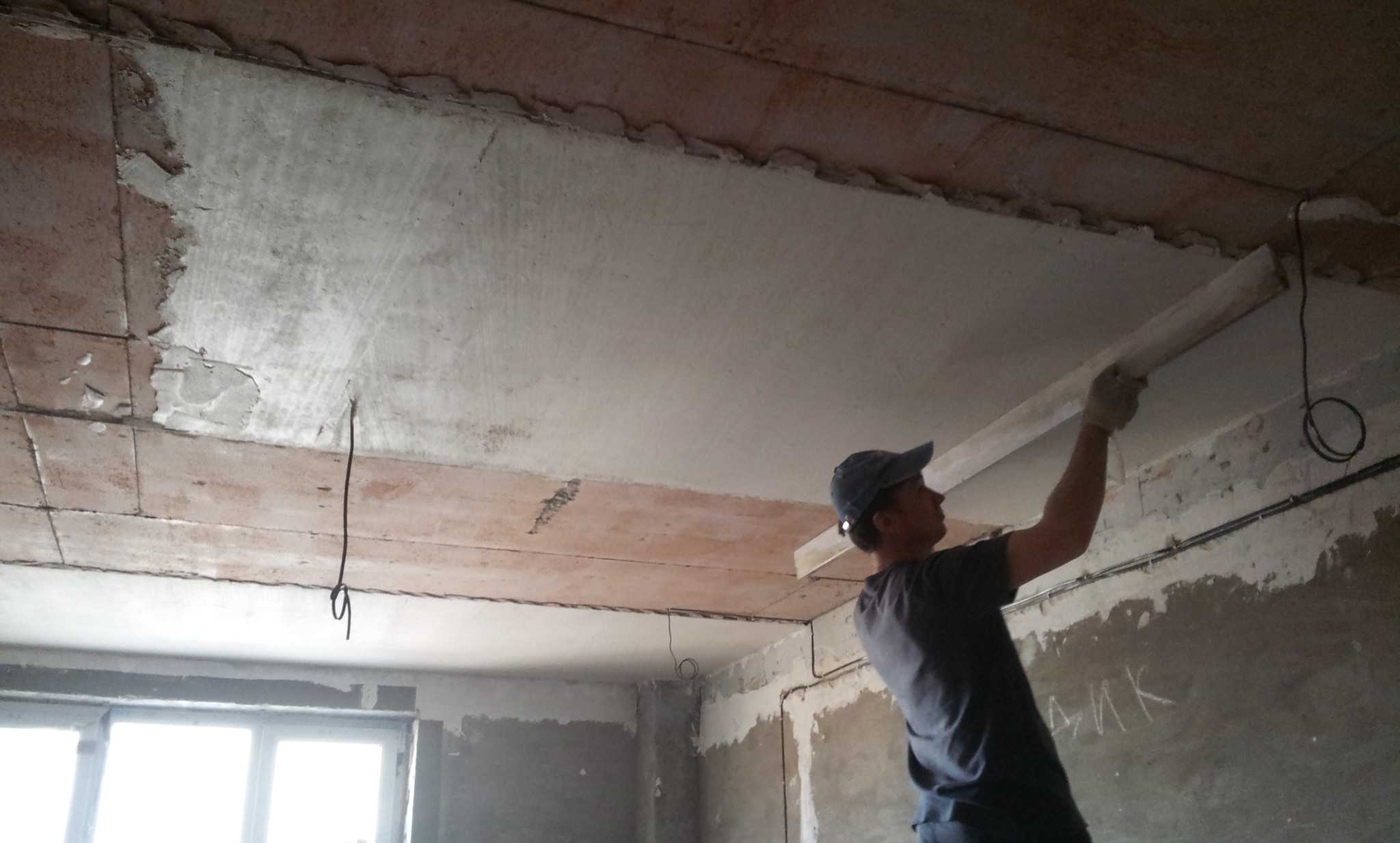 Потолок из дранки — как отремонтировать?