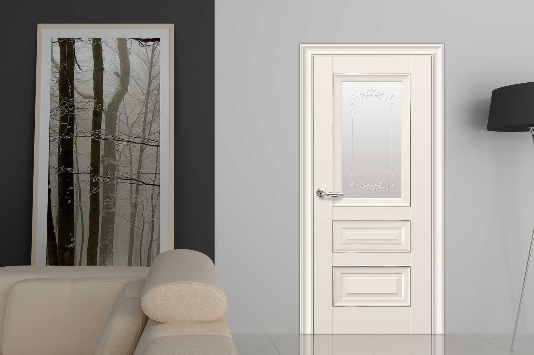 Межкомнатные двери со стеклом: нюансы выбора практичного и стильного варианта (85 фото)