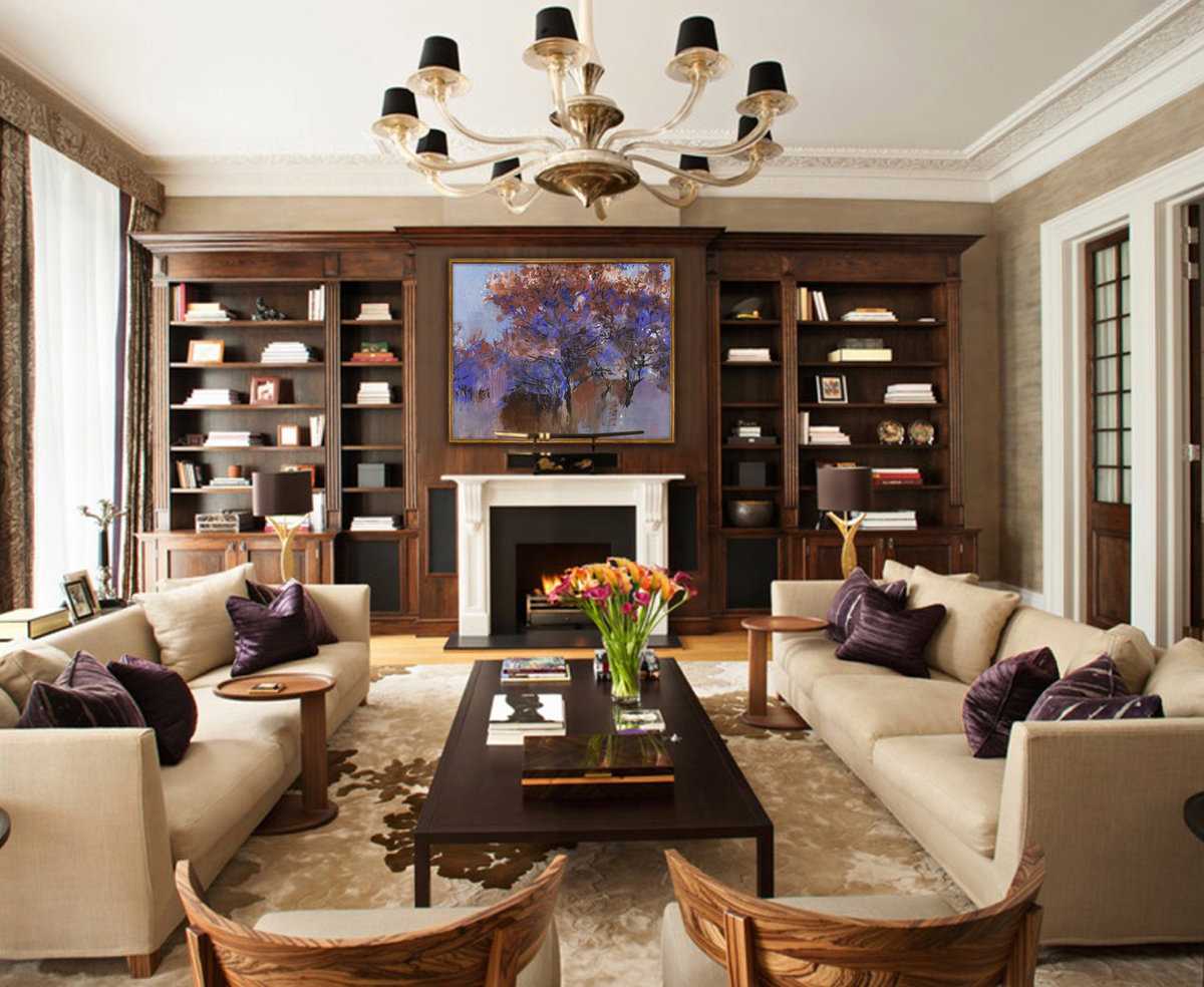 Мебель из массива для гостиной: использование натурального дерева в классическом дизайне гостиной, деревянная мебель в современном стиле