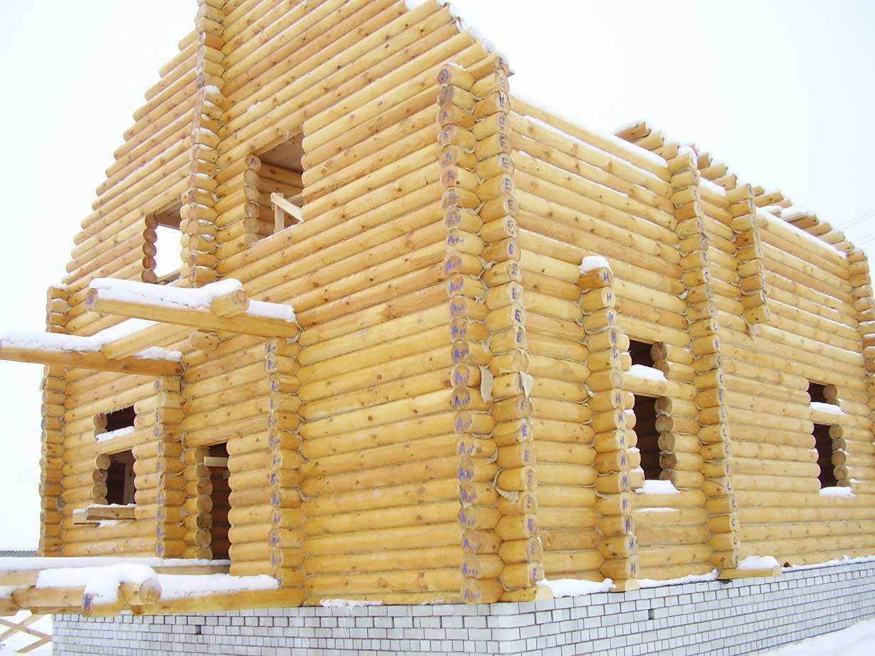 Как правильно построить дом из оцилиндрованного бревна, дом из сруба, технология строительства
