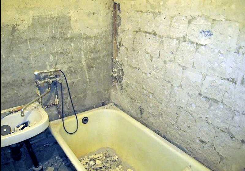 С чего начать капитальный ремонт в ванной?