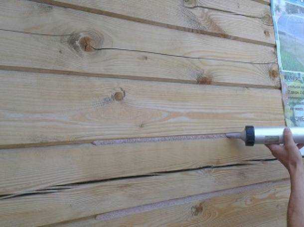 Утепление деревянного дома: герметик теплый шов